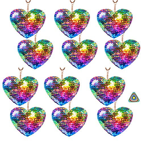Easter Baskets Party Favors 12 Pack and 1 Triangle Eraser Valentines Day Heart Sequin Key Chain Flip Sequins Key Ring Charm Stocking Stuffers Prizes Easter Baskets Party Favors 12 Pack and 1 Triangle Eraser Valentines Day Heart Sequin Key Chain Flip Sequins Key Ring Charm Stocking Stuffers Prizes